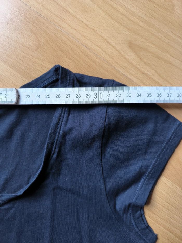 T-shirt bleu marine H&M taille S - photo numéro 3