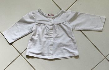 Gilet sweat blanc