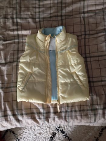Doudoune sans manche bébé fille 80cm (12 mois)