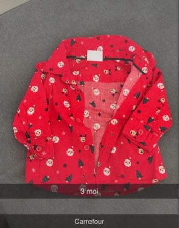 Chemise Noël garçon 