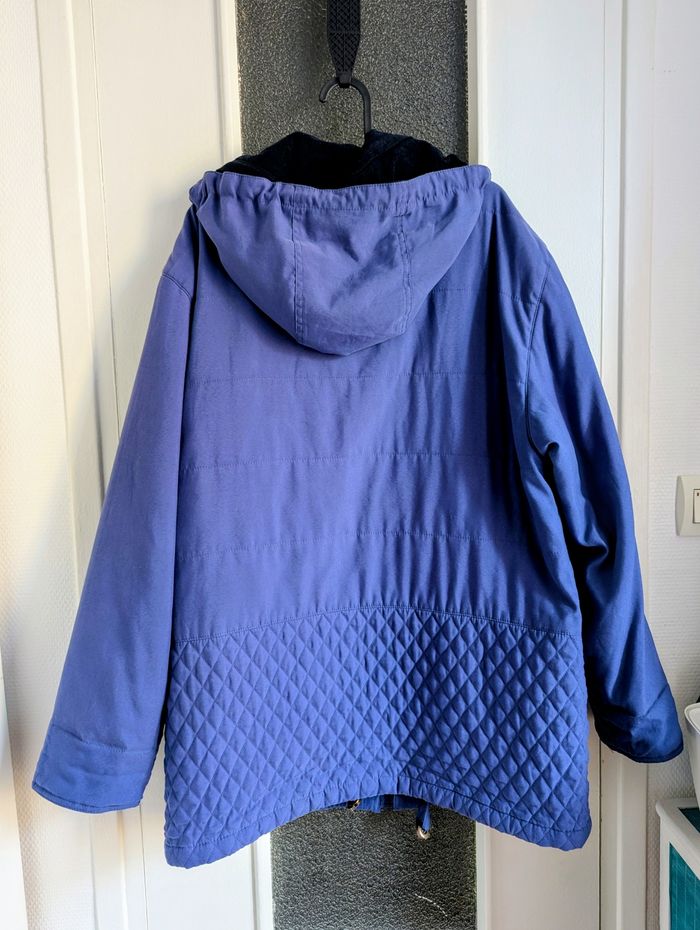 Parka violet vintage hiver taille L 40 - photo numéro 2