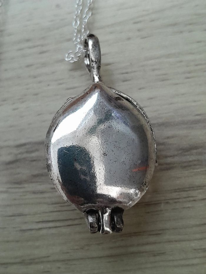Collier Verveine, Vampire Diaries, Elena Gilbert, argenté - photo numéro 3
