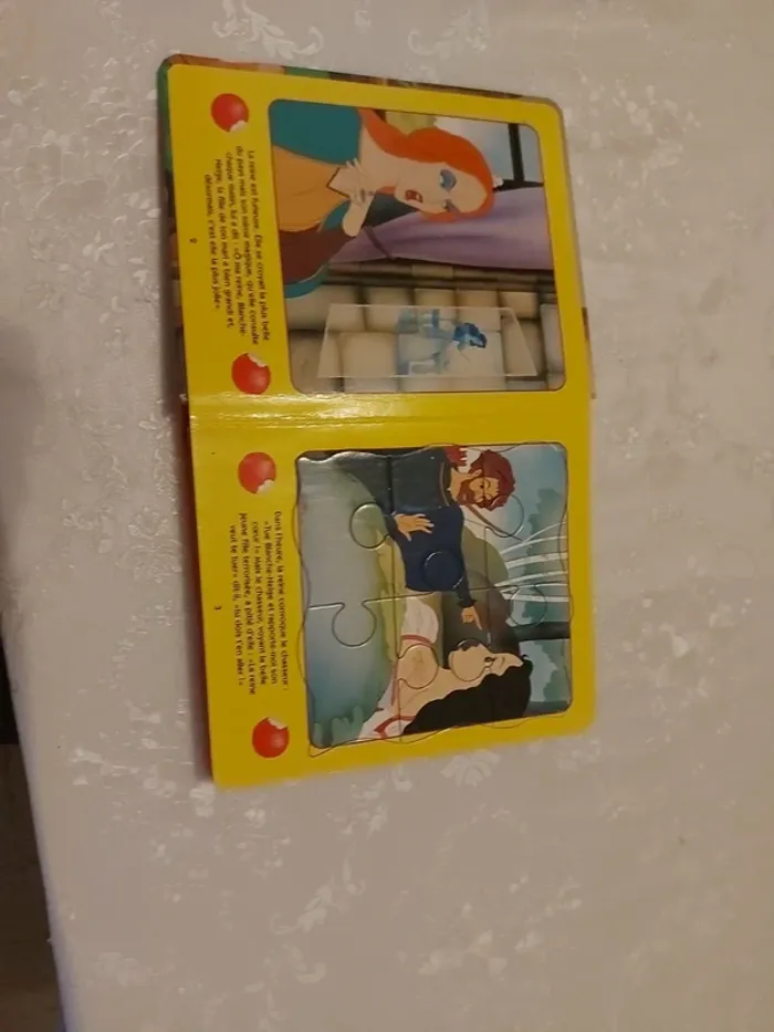 Livre 6 puzzles blanche neige - photo numéro 3