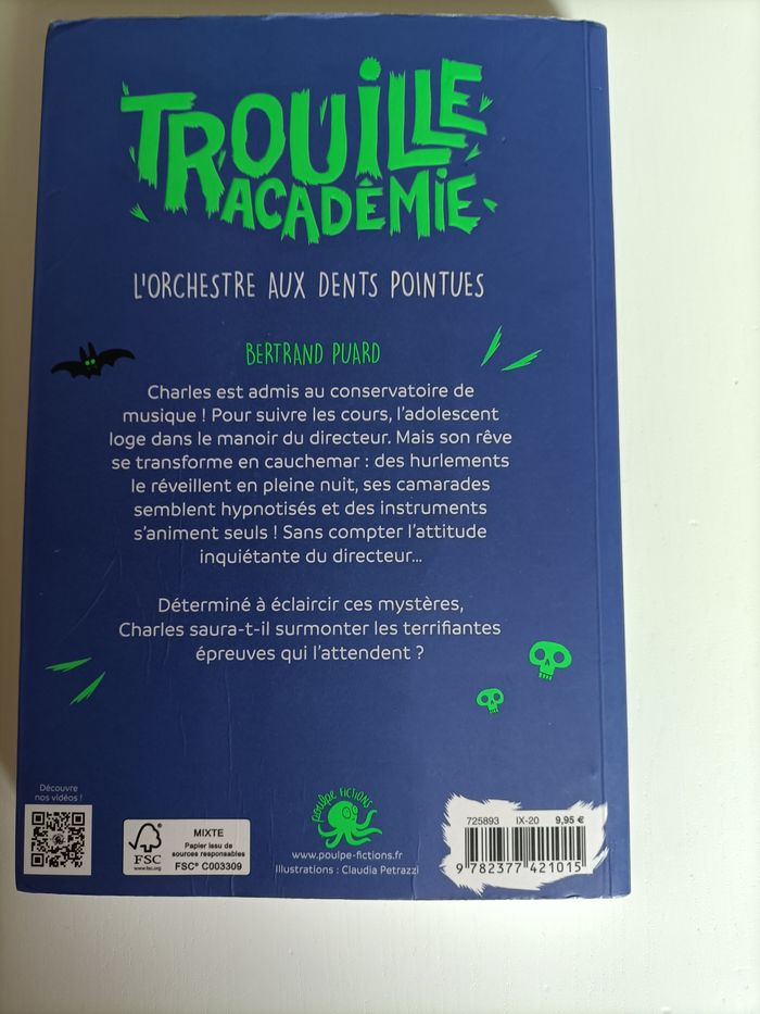 Livre Trouille Académie - photo numéro 2