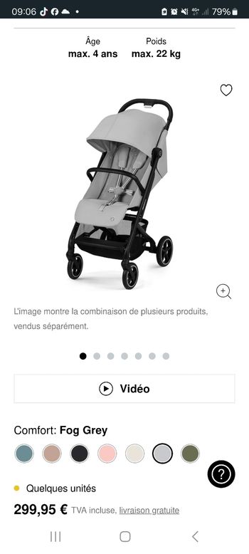 Pousette cybex beezy