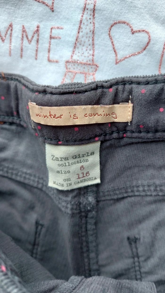 Ensemble t-shirt manches longues et short 6 ans - photo numéro 5