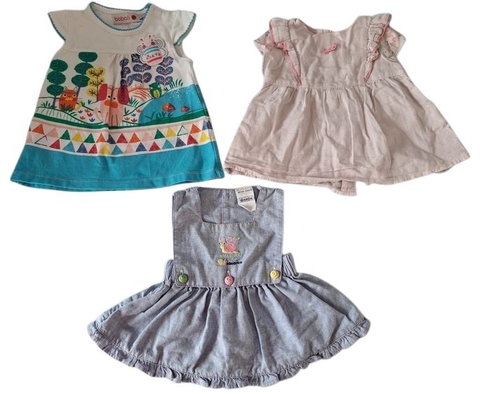 Lot de 3 robes bébé 3 mois TBE