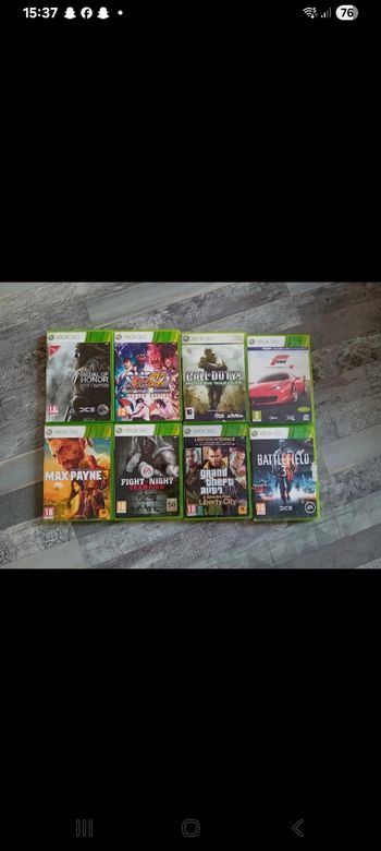 Lot jeux x box 360