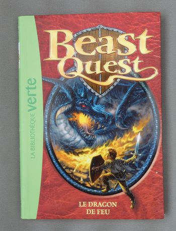 Livre d'aventures "Beast Quest : le dragon de feu"