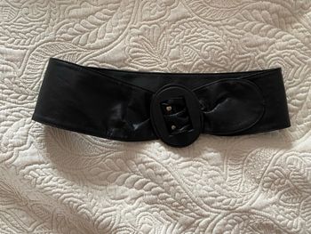 Ceinture large  taille 2 Noire Neuve