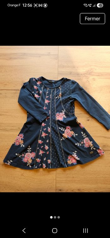 Jolie robe 4 ans week-end à la mer