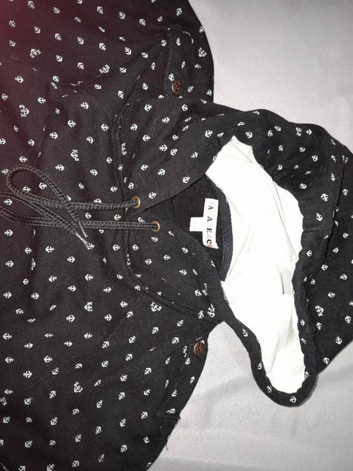 Poncho capuche kanabeach taille 40 vintage - photo numéro 4
