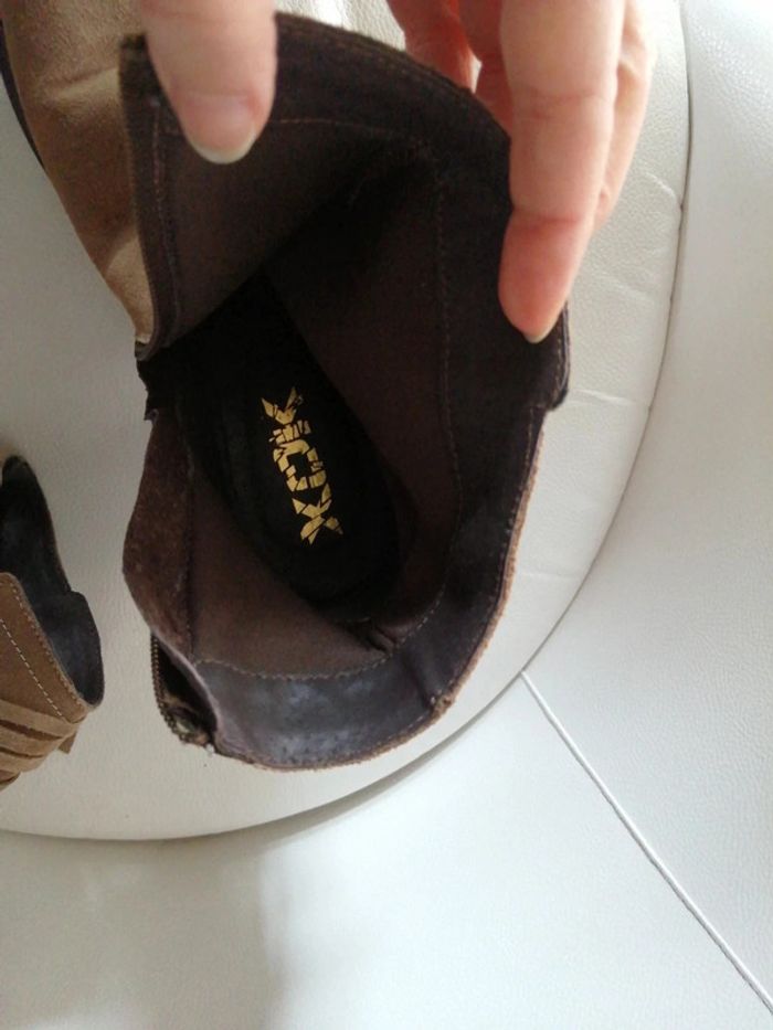 Bottine cuir t 37 - photo numéro 7