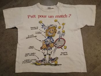 T-shirt Prêt pour un match 6 ans