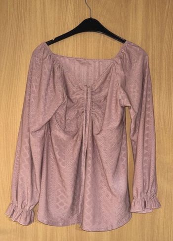 Blouse rose manches longues - Taille L - Neuve sans étiquette