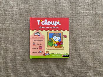 Livre T'choupi dans sa maison Nathan