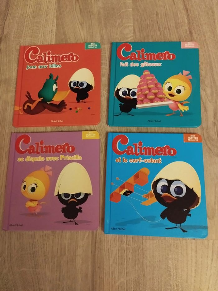 lot 4 livres Calimero