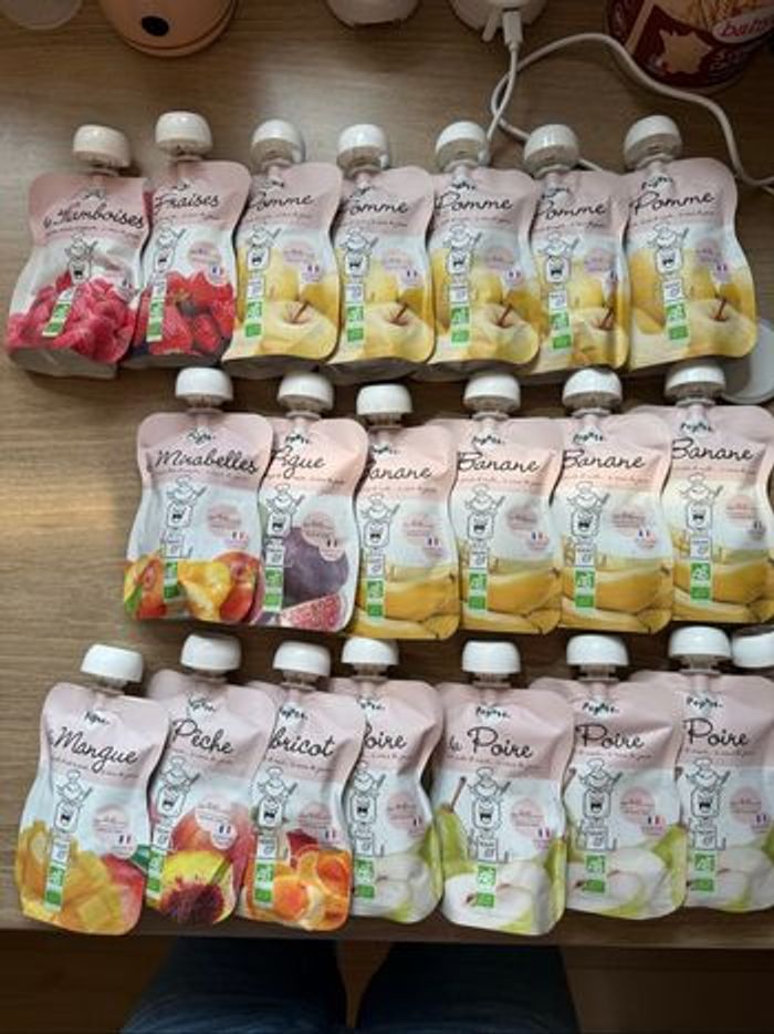 Gourdes popotes fruits