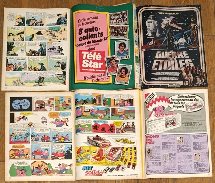 Rare Lot 11 Journaux de Mickey Série complète leçons de Skate 1978 vintage - photo numéro 7