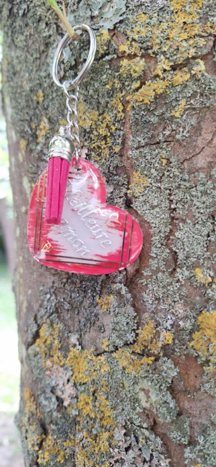 Porte-clés "meilleure maman" - photo numéro 2