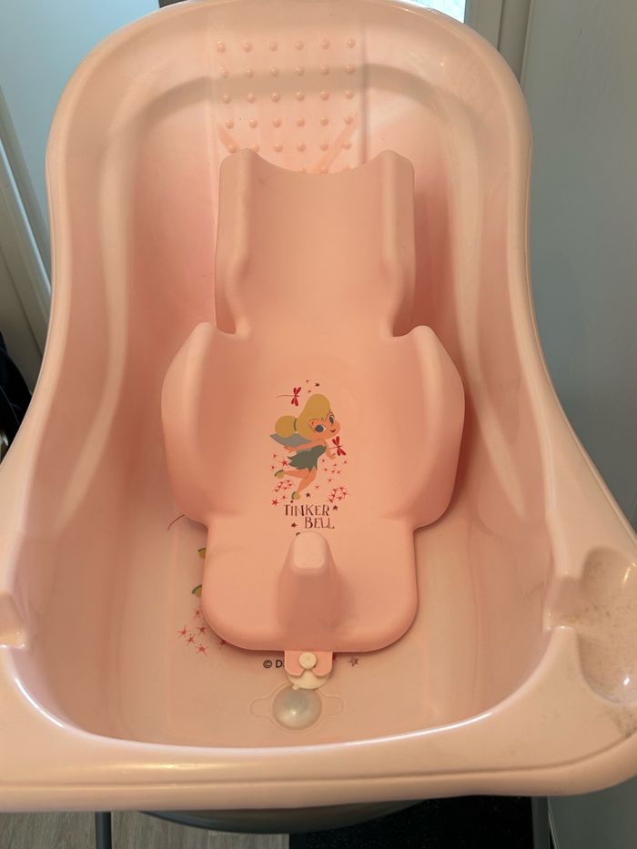 Lot baignoire + transat Disney + support baignoire