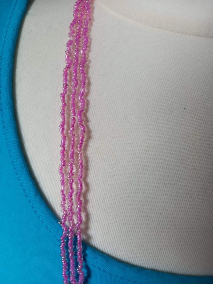 Long collier de perles vintage - photo numéro 3