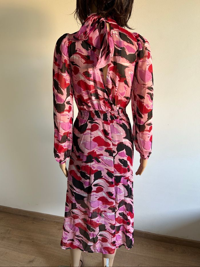 Robe longue rose neuve à manches longues Morgan taille 36 (valeur 90€) - photo numéro 5