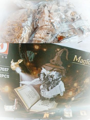 Brique brik brick lego construction harry potter chouette Edwige hibou magic wizard world