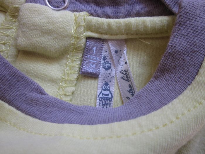 Ensemble pantalon/T-shirt/gilet brun et vert 1 mois - photo numéro 7