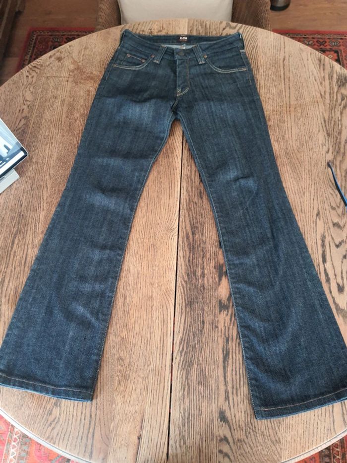 Magnifique Jeans marine Femme Lee W26 L31