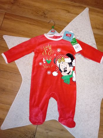 Grenouillère Minnie Noël
