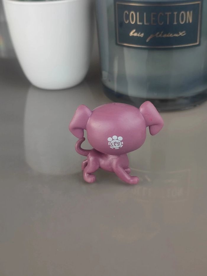 Littlest Pet Shop #220 Bouncy Eagerton purple dog labradoodle - photo numéro 2