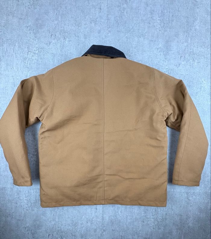 Veste Carhartt Harrington style Detroit • Rework • Taille S • Brown Hamilton / Camel - photo numéro 9