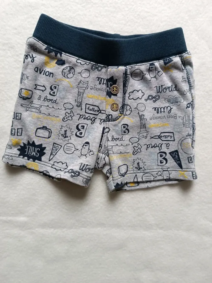 Short molleton bébé garçon taille 9 mois