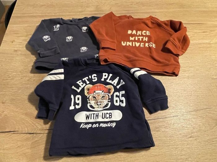 Lot 3 sweats 9 mois