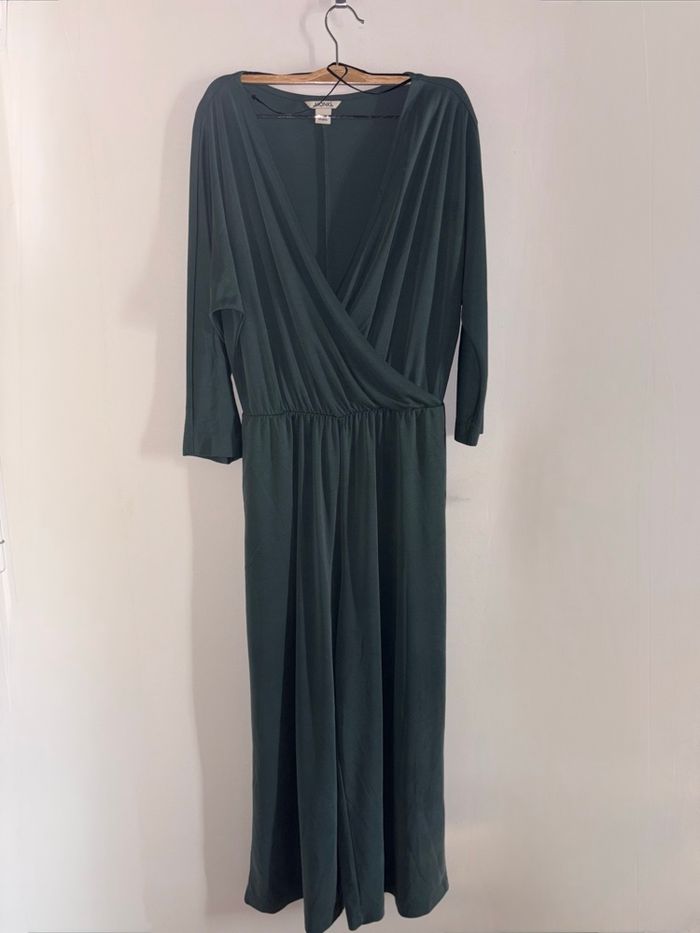 Combinaison verte Monki femme fluide taille S en bon état.