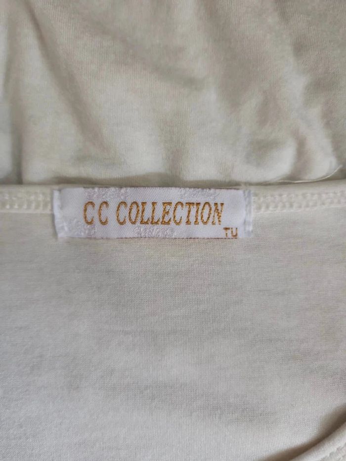🌸T-shirt MC floral Cc Collection Taille Unique 🌸 - photo numéro 7