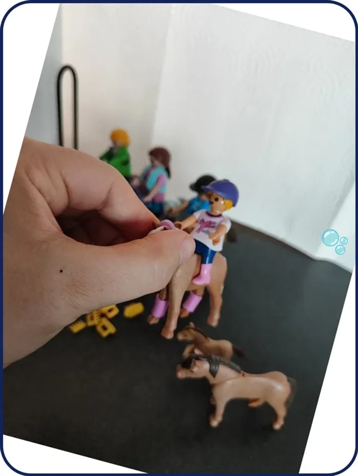Lot chevaux et cavalier playmobil - photo numéro 9