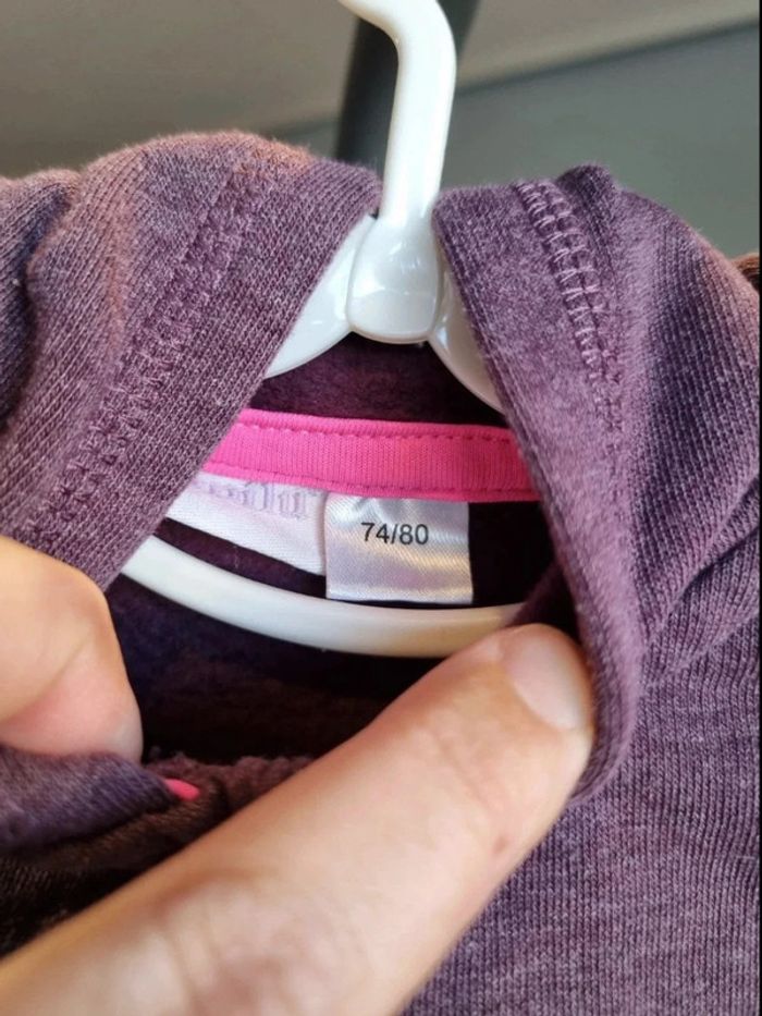 Veste gilet zippé lupilu fille 18 mois - photo numéro 2