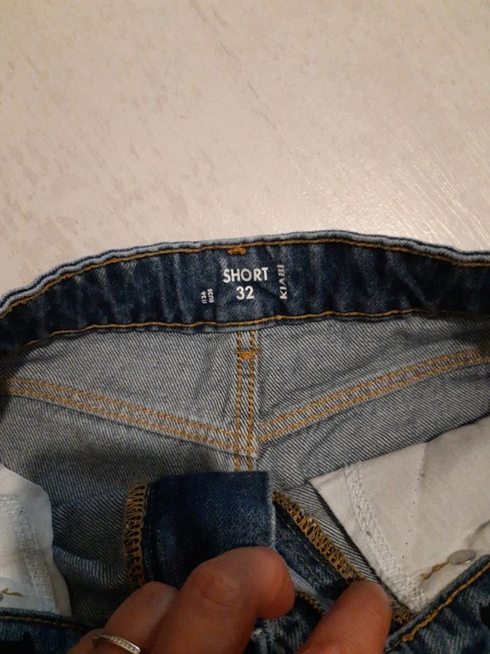 Short en jean bleu moyen - photo numéro 3