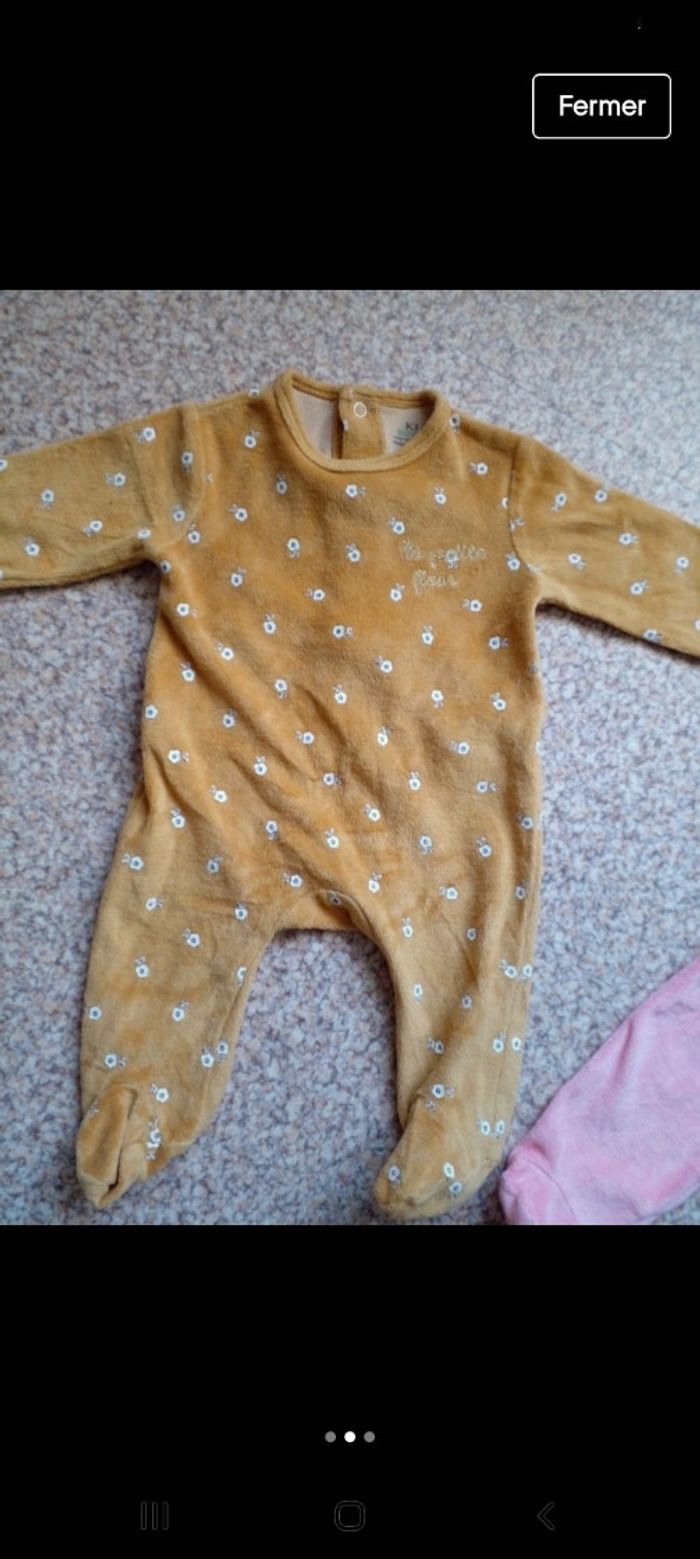 Lot de 2 pyjamas velours - photo numéro 2