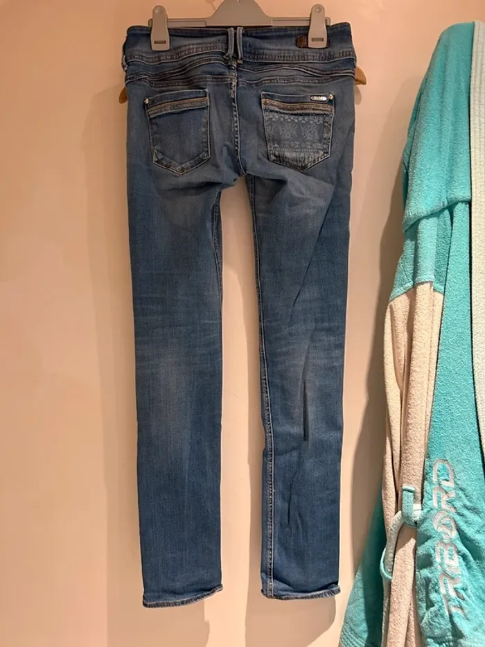 Jean Temps des Cerises – Taille 31 – Bleu délavé - photo numéro 5