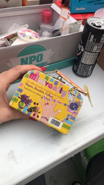 Mini vanity a perles création