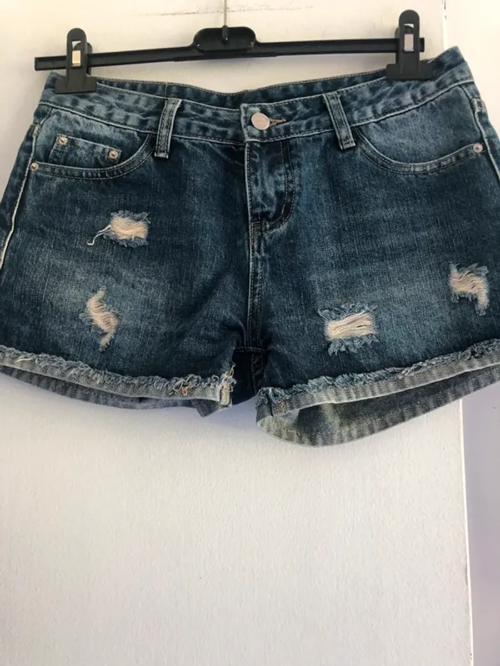 Short en jean - photo numéro 7