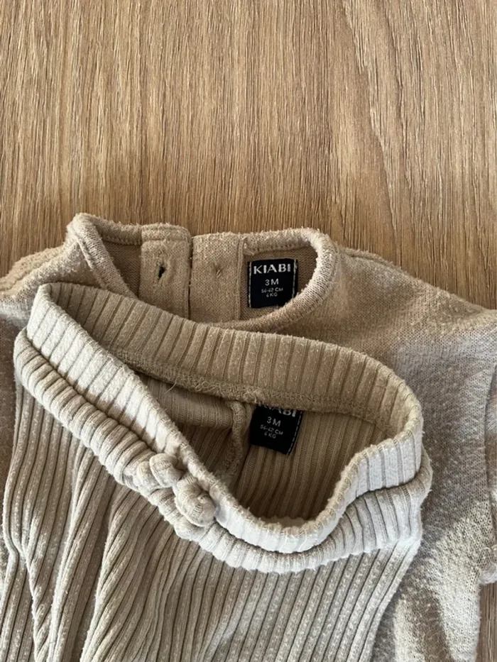 Ensemble Kiabi beige - photo numéro 3