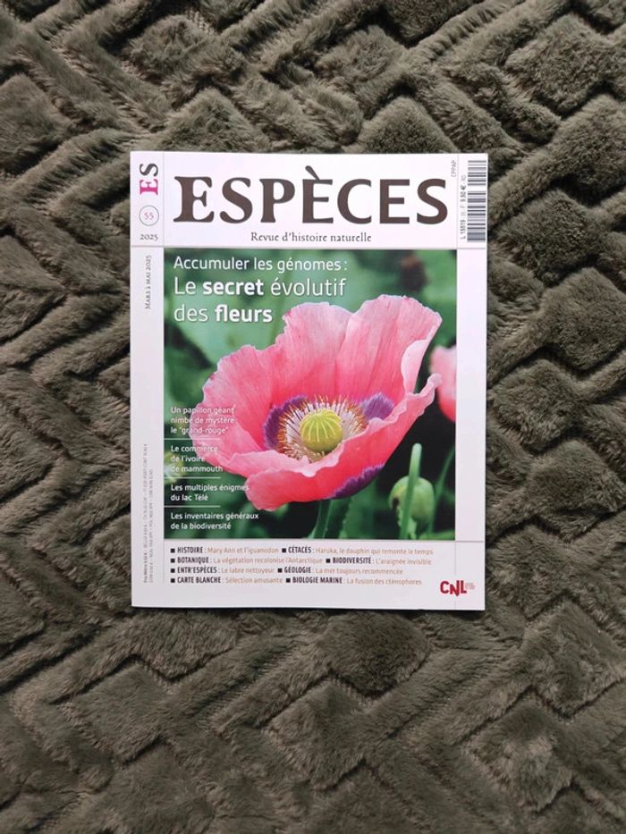 Espèces / neuf