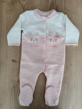 Pyjama 1 pièce fille 12 mois sergent major