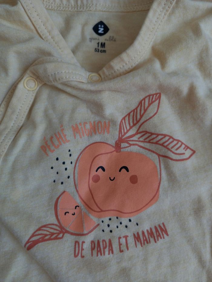 Lot de 4 pyjamas bébé léger en coton - photo numéro 4