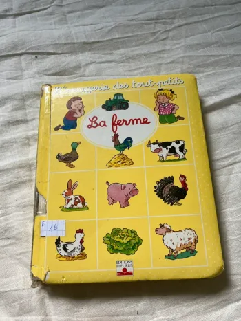 Livre enfant – L’imagerie des tout-petits : La ferme (éditions Fleurus)