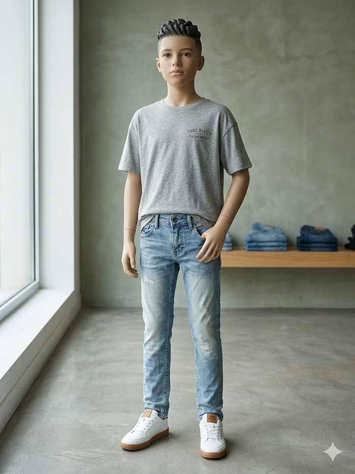 jean bleu clair 12 ans RG512 - photo numéro 1
